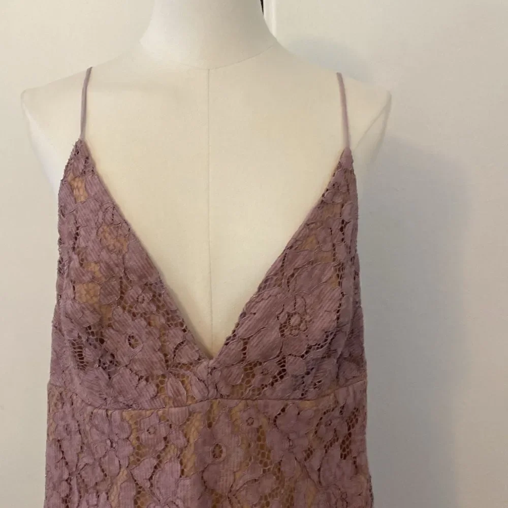 Free People Dangerous Love Lace Mini Dress Size 8